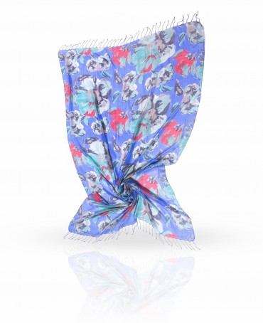 Палантин Женский S-ROSEBIG/BLUE